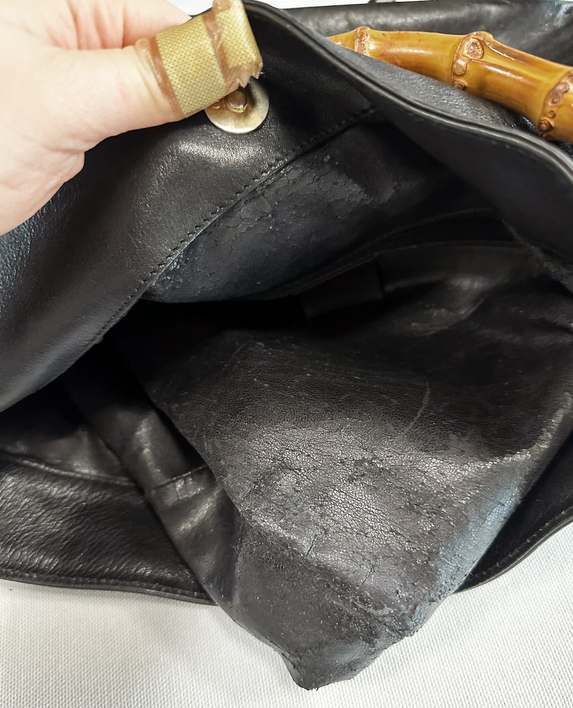 GUCCI leather bamboo bag 상품이미지9