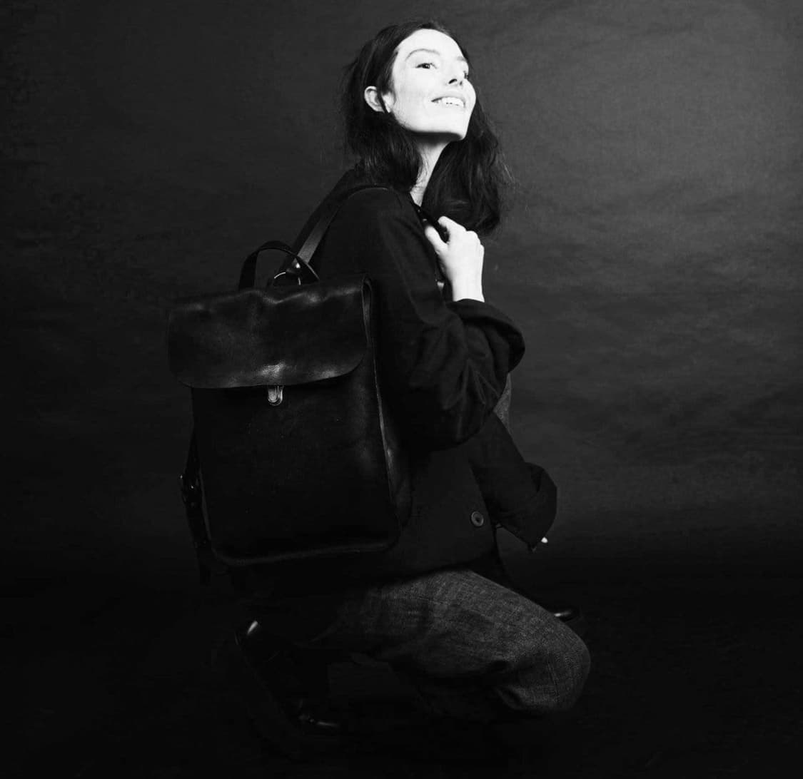 블루 드 쇼프 가죽 백팩 다크브라운 상품이미지8