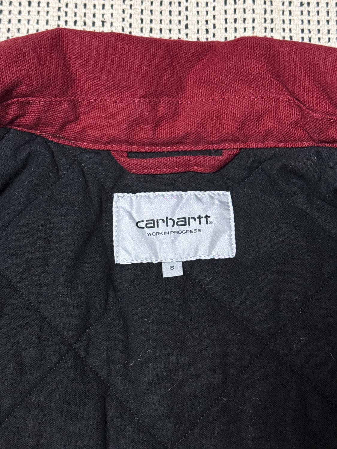 [25F/W] 신상 칼하트 스탠톤 자켓 스칼렛 워시드 (네고 가능) 상품이미지4