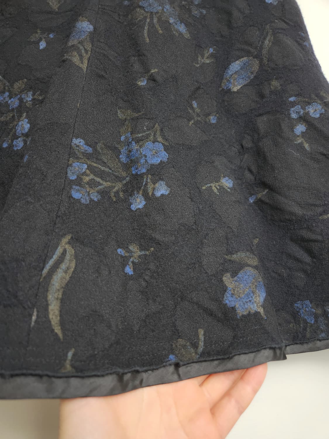 플로럴 울 스커트 상품이미지6