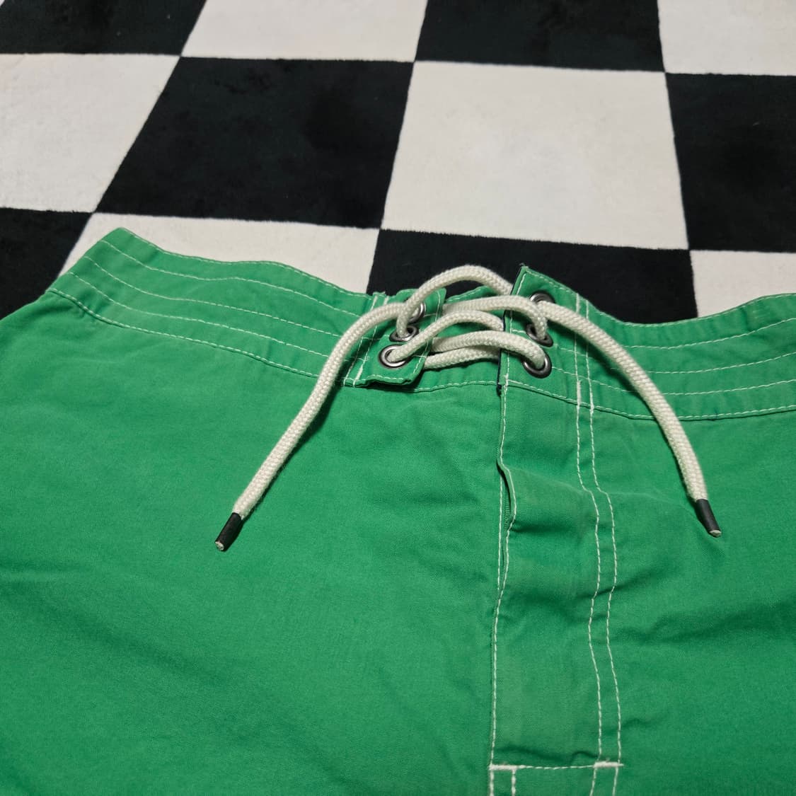 M 폴로랄프로렌 크로스말렛 엠브로이드 스윔팬츠 그린 수영복 상품이미지3