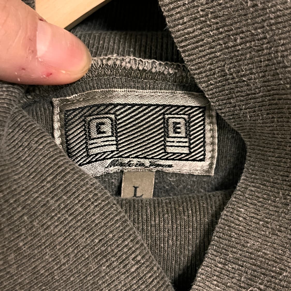 [L] 카브엠트 하이넥 스웻셔츠 브라운 상품이미지7