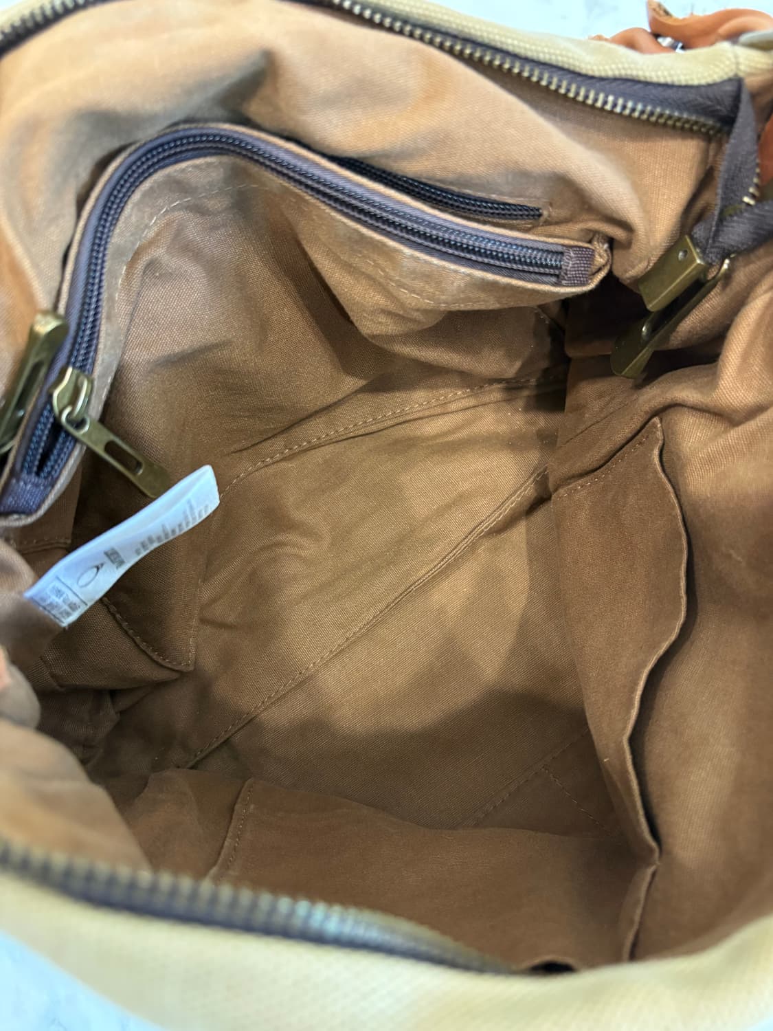 vintage benhertz cowhide canvas bag 상품이미지8