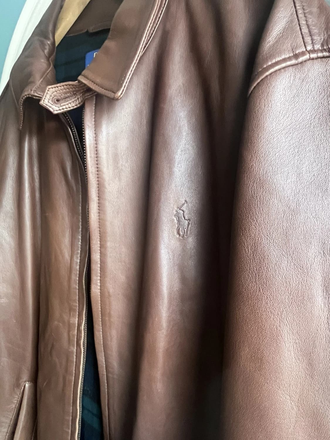 L 폴로 랄프로렌 맥스웰 램스킨 레더 자켓 / 뉴스보이 RRL 상품이미지3