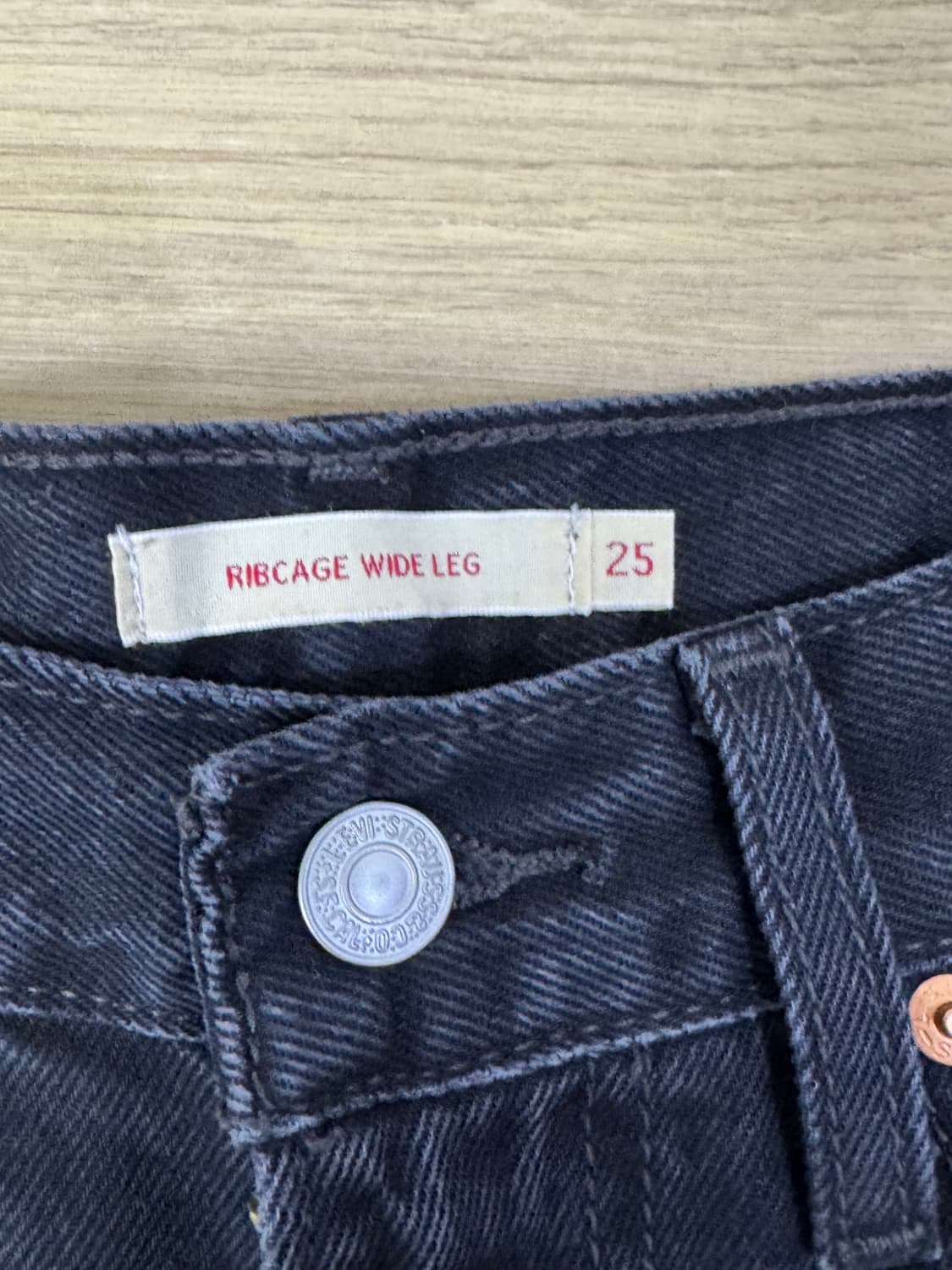 리바이스 프리미엄 립케이지 와이드핏 데님 팬츠 25 A6081-0001 상품이미지6