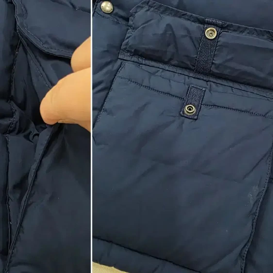 폴로 랄프로렌 리버시블 패딩 조끼 네이비/옐로우 95 상품이미지6