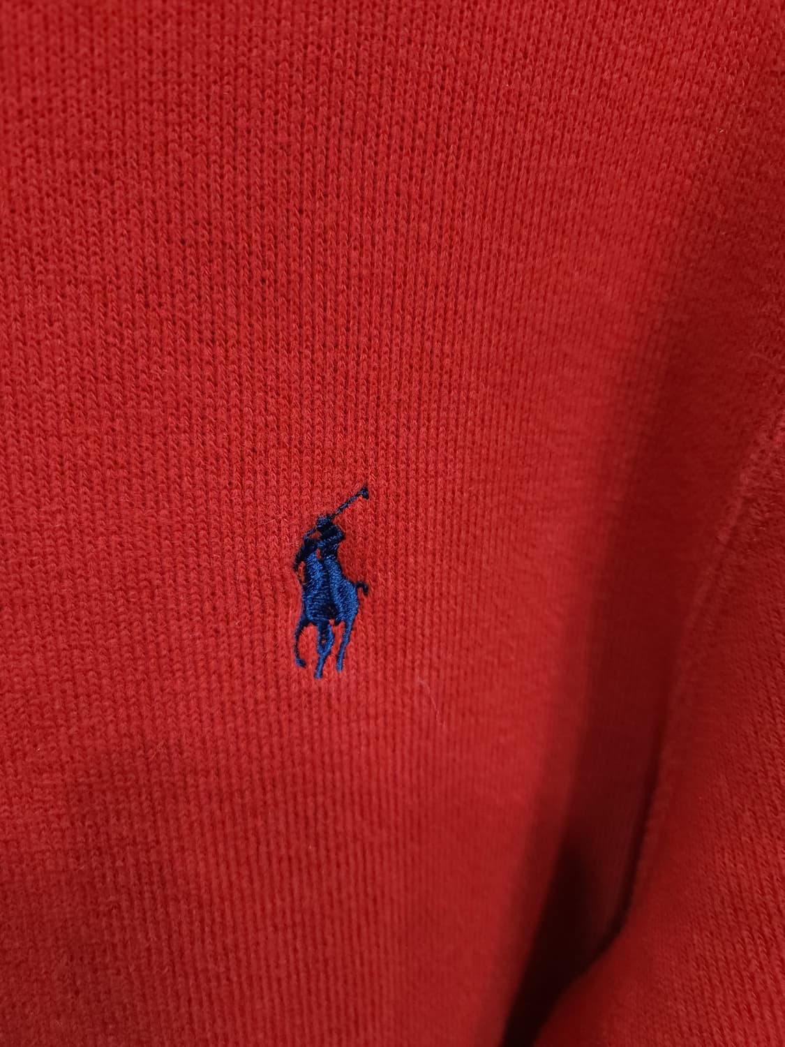 폴로 랄프로렌 레드 반집업 맨투맨

 상품이미지5