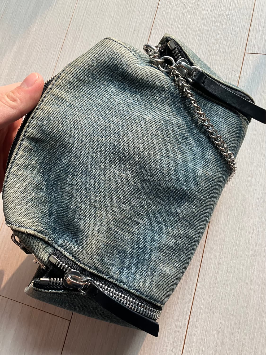 디젤 데님 스터드 숄더 백(택있음) 상품이미지9