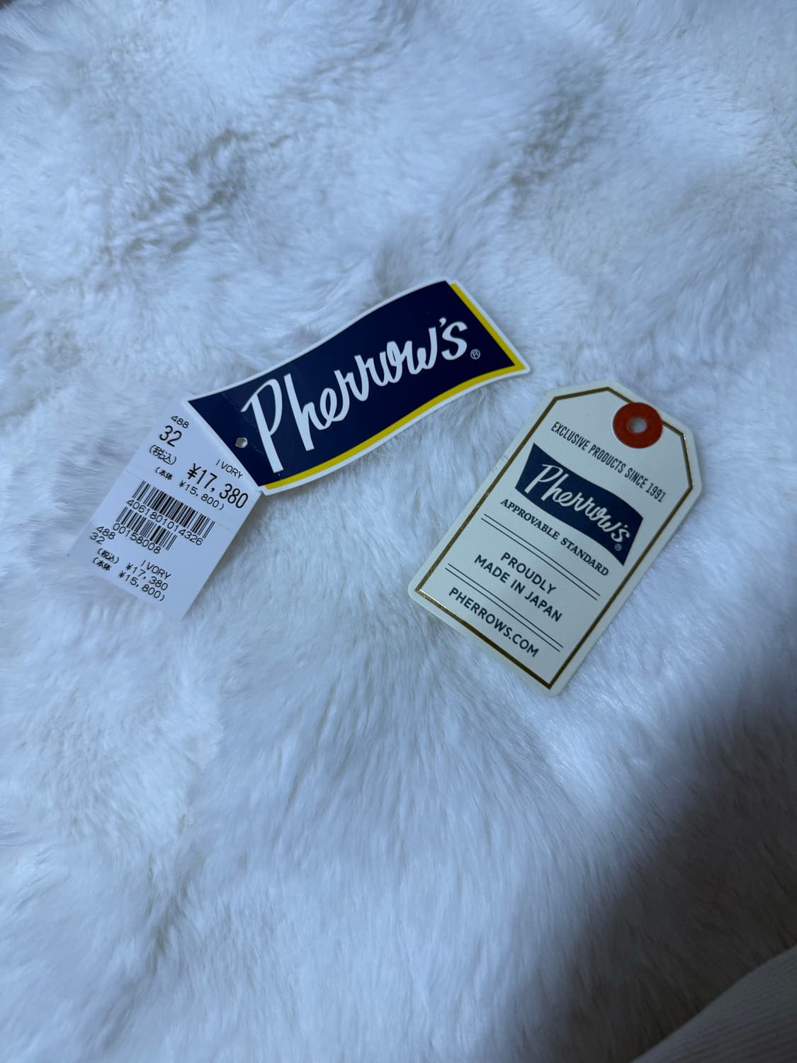 [32] 페로우즈 488 1960s 피케 코튼 팬츠 아이보리 상품이미지5