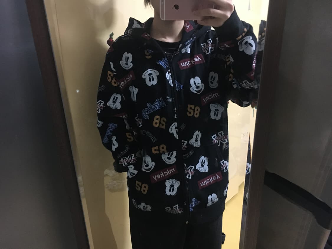 미키 캐릭터 후드집업 디즈니 상품이미지1