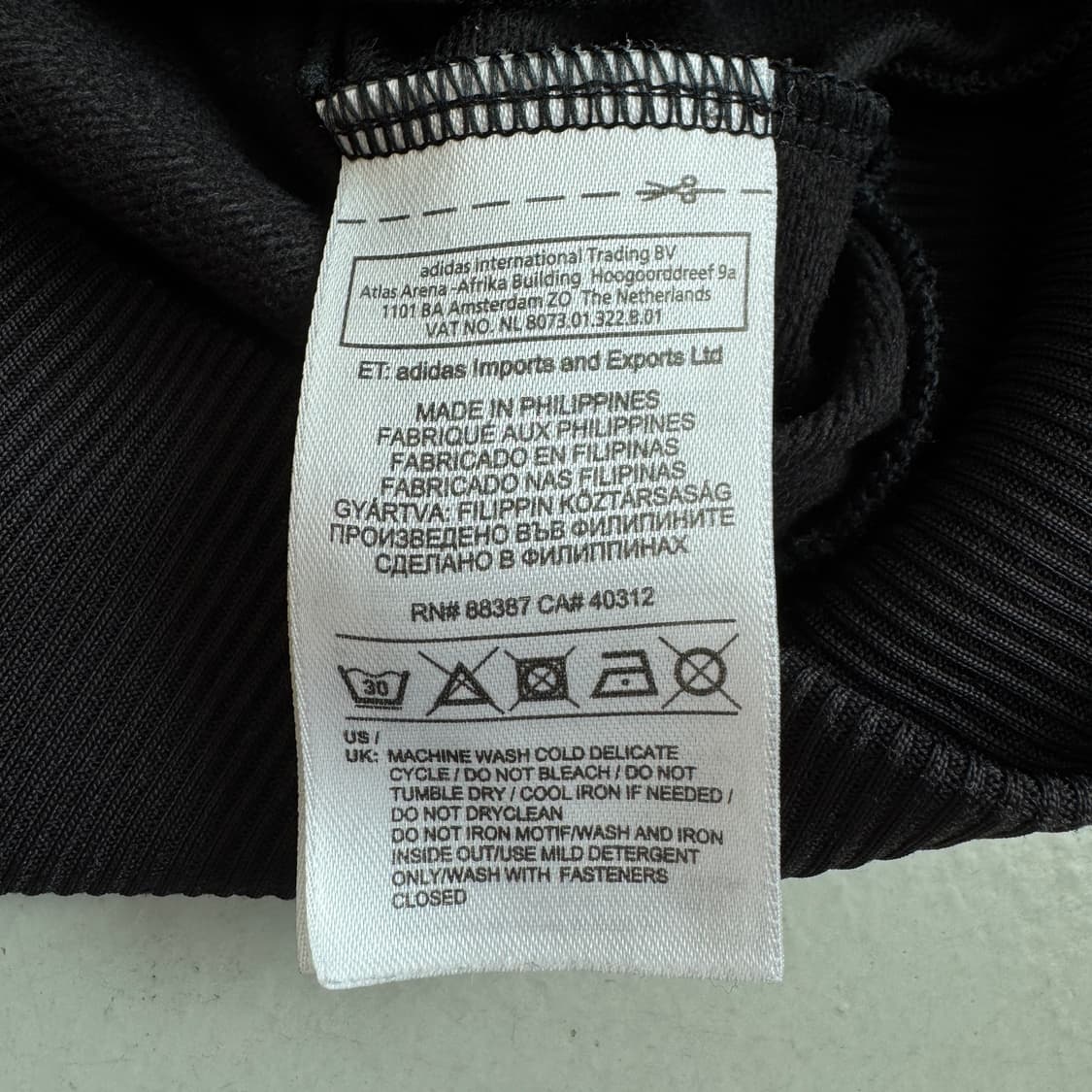 아디다스 빅로고 파이어버드 트랙탑 져지 블랙 상품이미지7