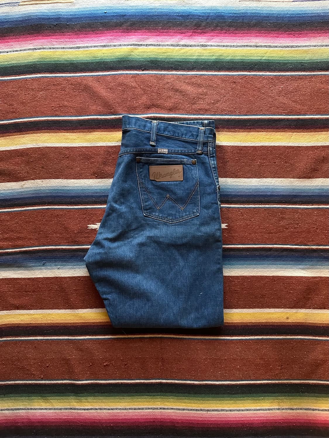 60s USA 빈티지 랭글러 13MWZ 셀비지 데님 팬츠 상품이미지1