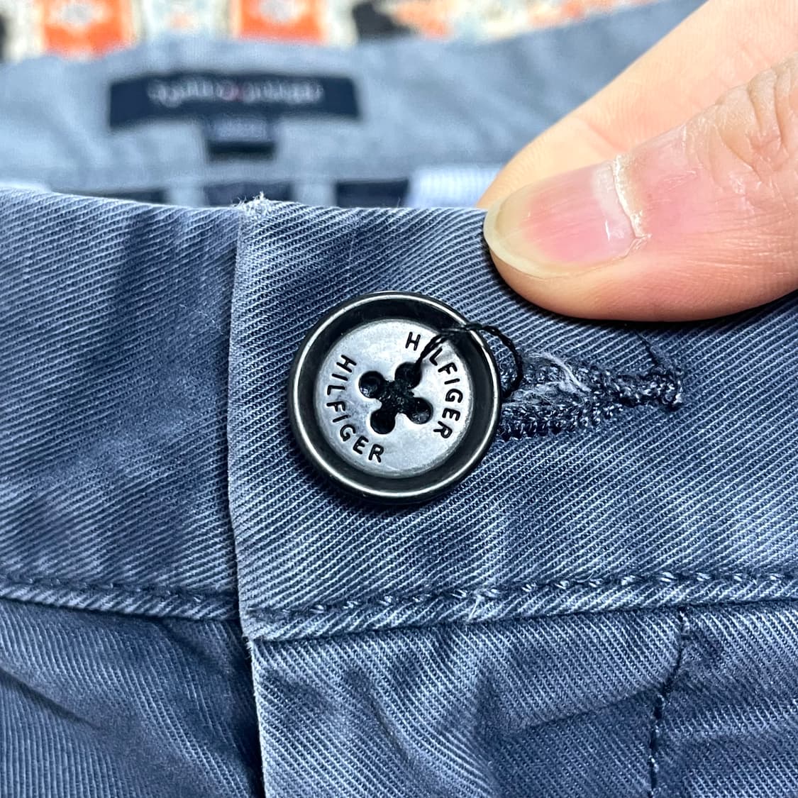 타미힐피거 블루 치노팬츠 남성 33/34 상품이미지3