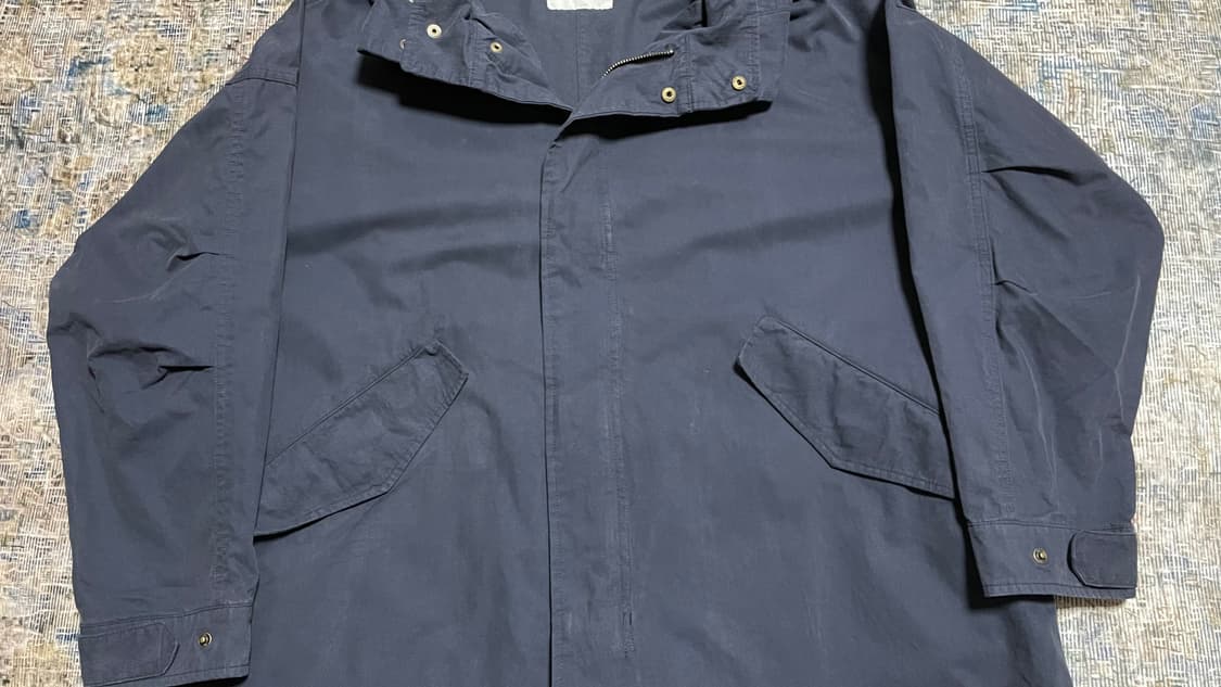 JPN 일본 빈티지 아메카지 워크웨어 네이비 후드 파카 야상 필드자켓 상품이미지6