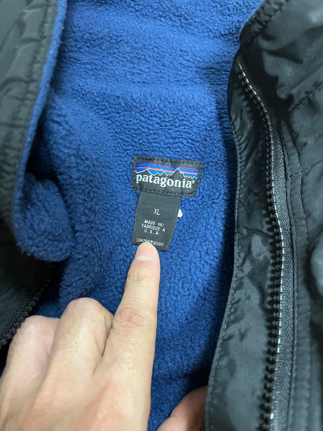 파타고니아 쉘드신칠라 블랙 XL 상품이미지3