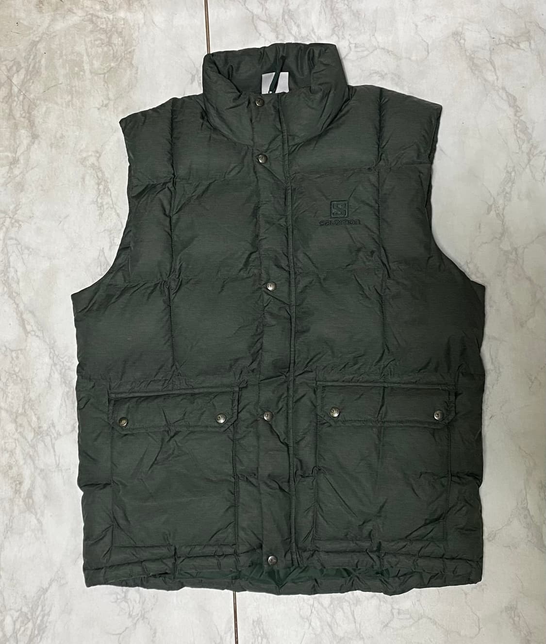 살로몬 패딩조끼 다크그린 사이즈 105 상품이미지1