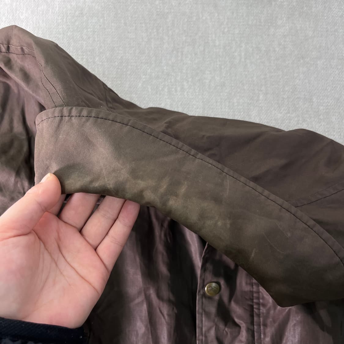 100 버버리 90s 왁스 자켓 상품이미지8