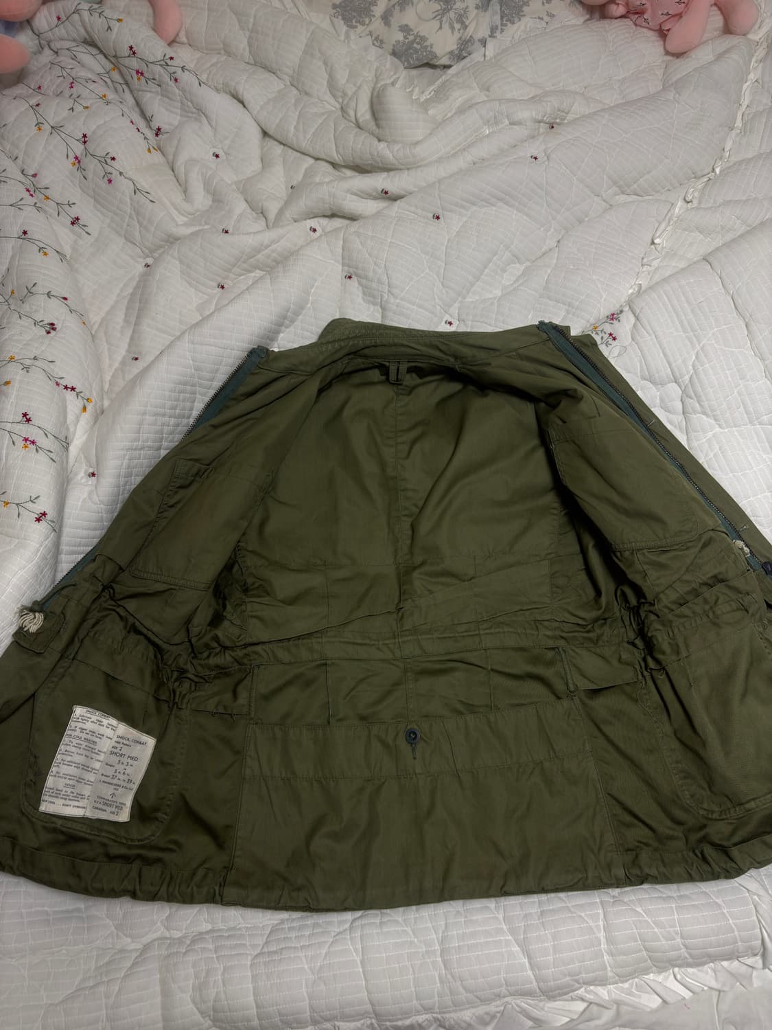 영국군 스목 컴뱃 필드 자켓 미디움 숏(100-105) 1965년 보급품 상품이미지4