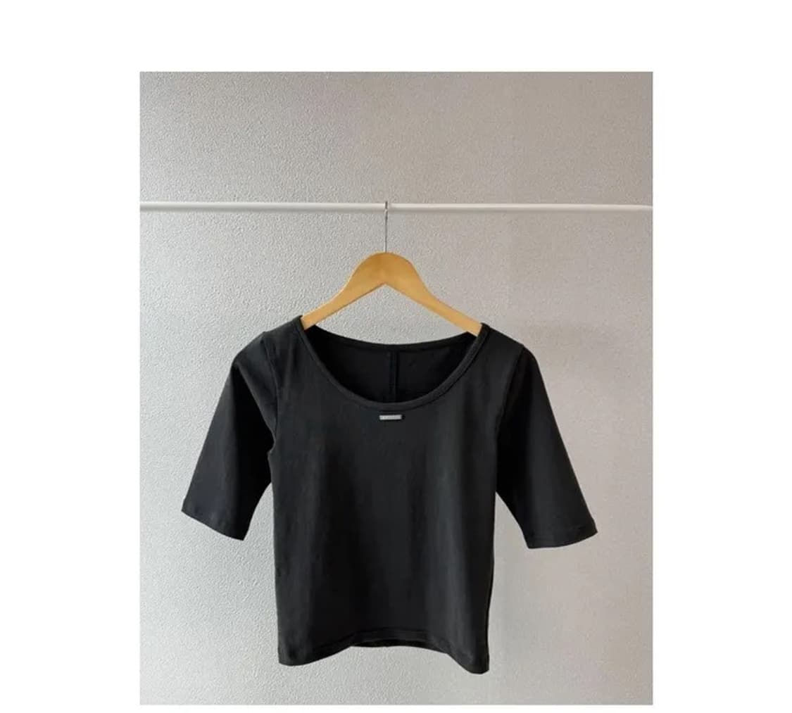 르진주 에일 여리핏 레이어드 투웨이 7부 티셔츠 상품이미지9