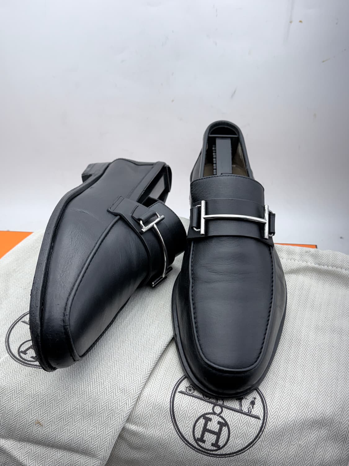 정품)애르메스구두255 상품이미지5