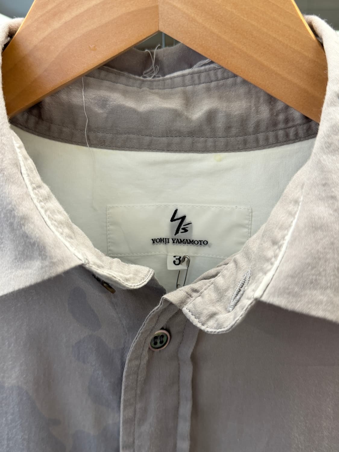 Y's multi block shirts  상품이미지2