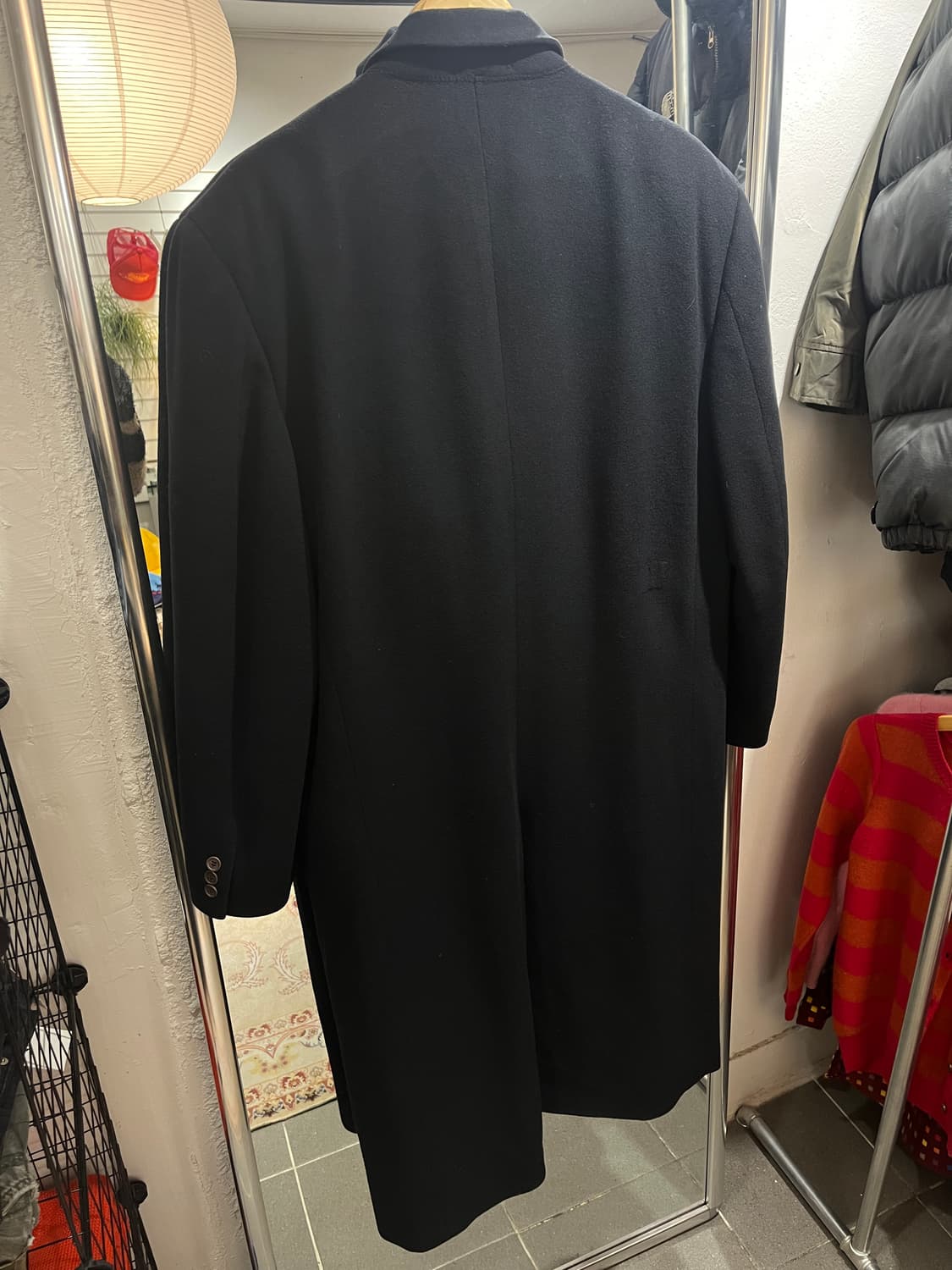 피에르 가르뎅 오버사이즈 싱글 롱코트 상품이미지7