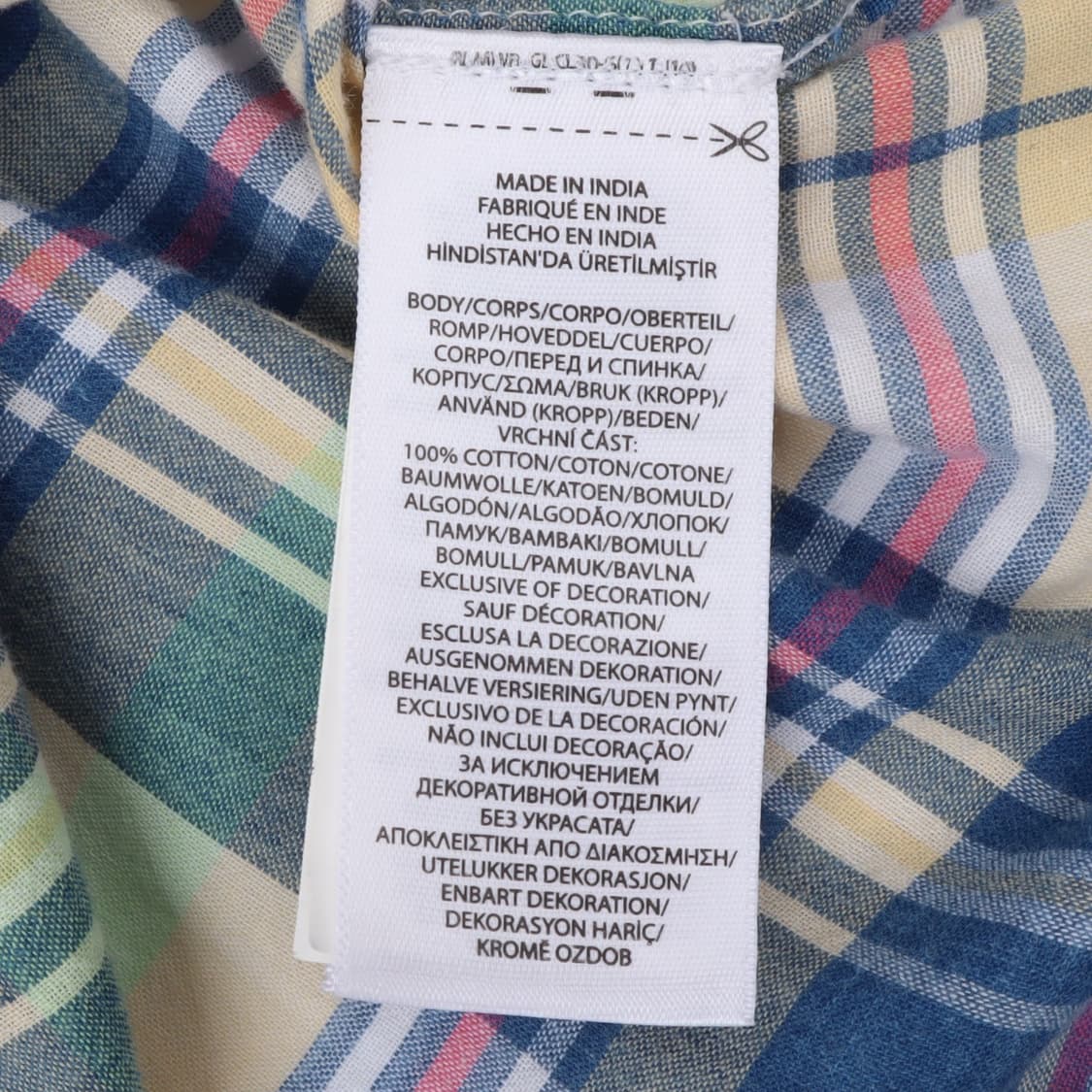 폴로 랄프로렌 퀼트 패치워크 다이드 체크 셔츠 상품이미지9