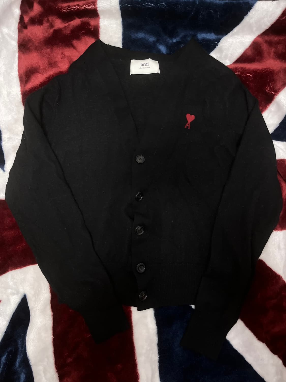 아미 하트 로고 가디건 S 정품 상품이미지1