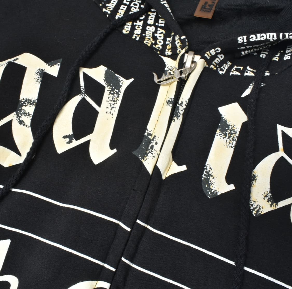 존 갈리아노 뉴스페이퍼 프린팅 후드집업 자켓 L N0721 상품이미지4