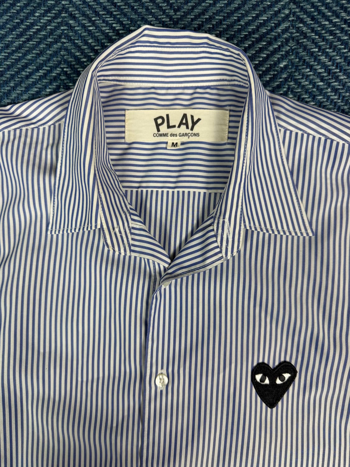 꼼데가르송 플레이 스트라이프 셔츠 M 상품이미지1