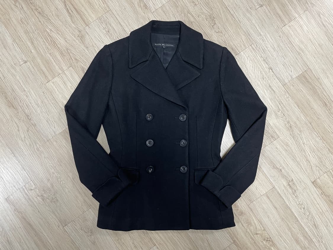 66) 폴로 랄프로렌 여성 헤링본 울 피코트(일본제)데드스탁 상품이미지1