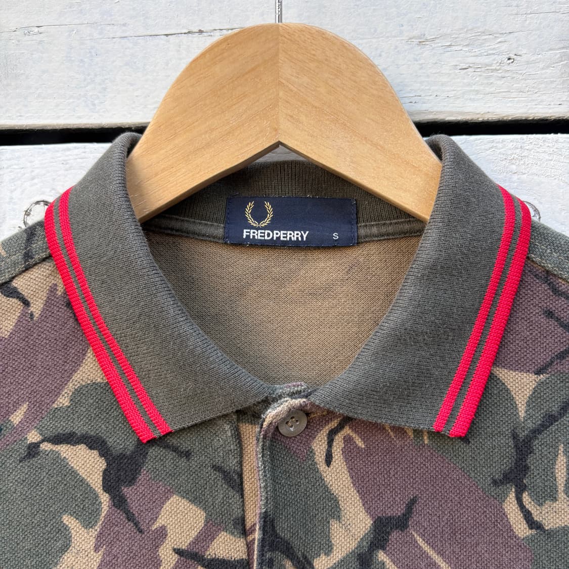 Fred Perry 프레드페리 카모 반팔 카라티 상품이미지3