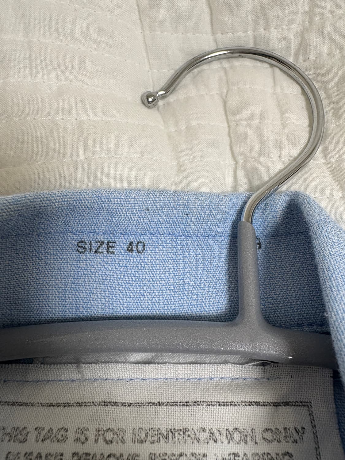 89년 호주군 보급 셔츠 체스트 포켓 스카이 블루 셔츠 105 상당 상품이미지6