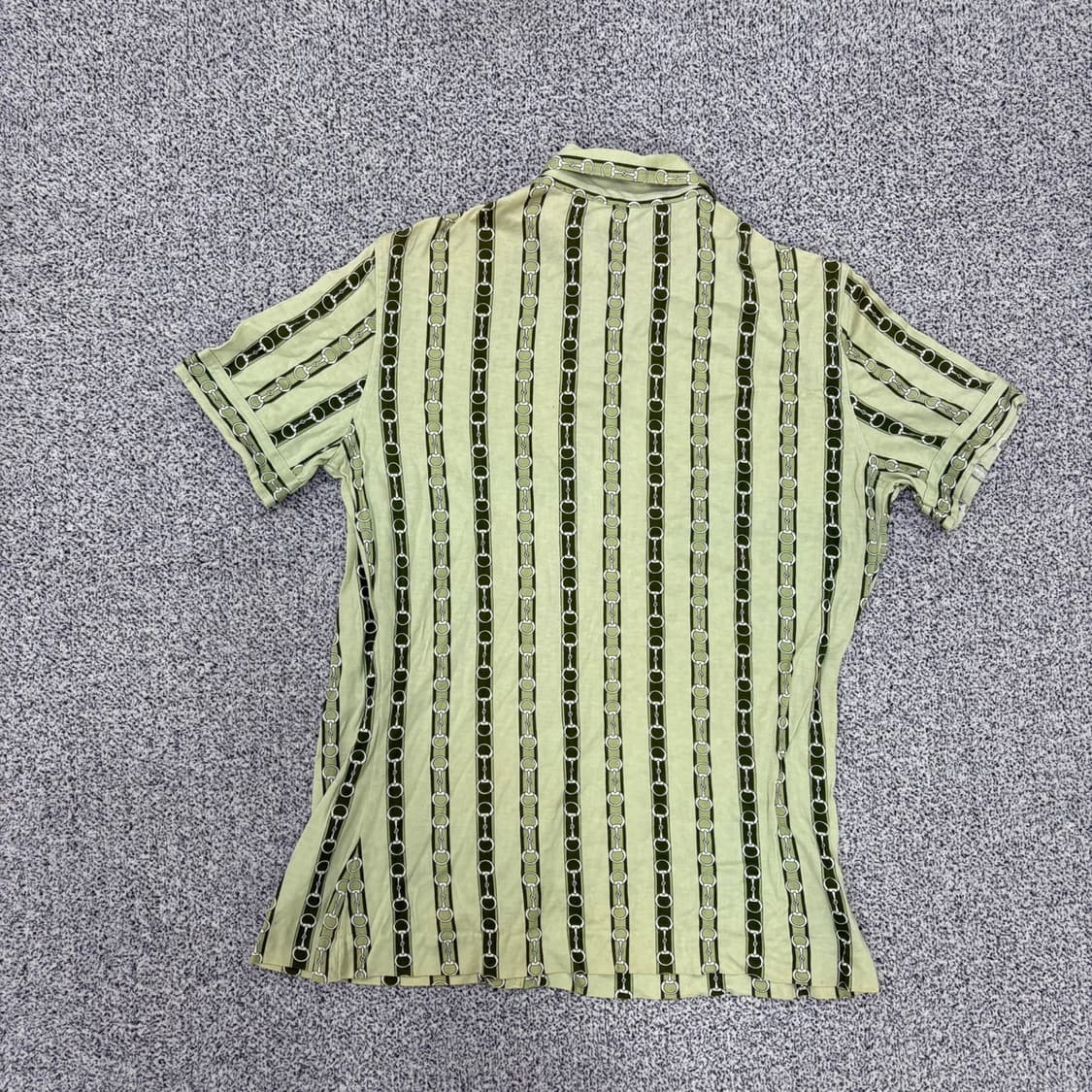 46 셀린느 90'S 체인패턴 반팔 셔츠 0415J 상품이미지6