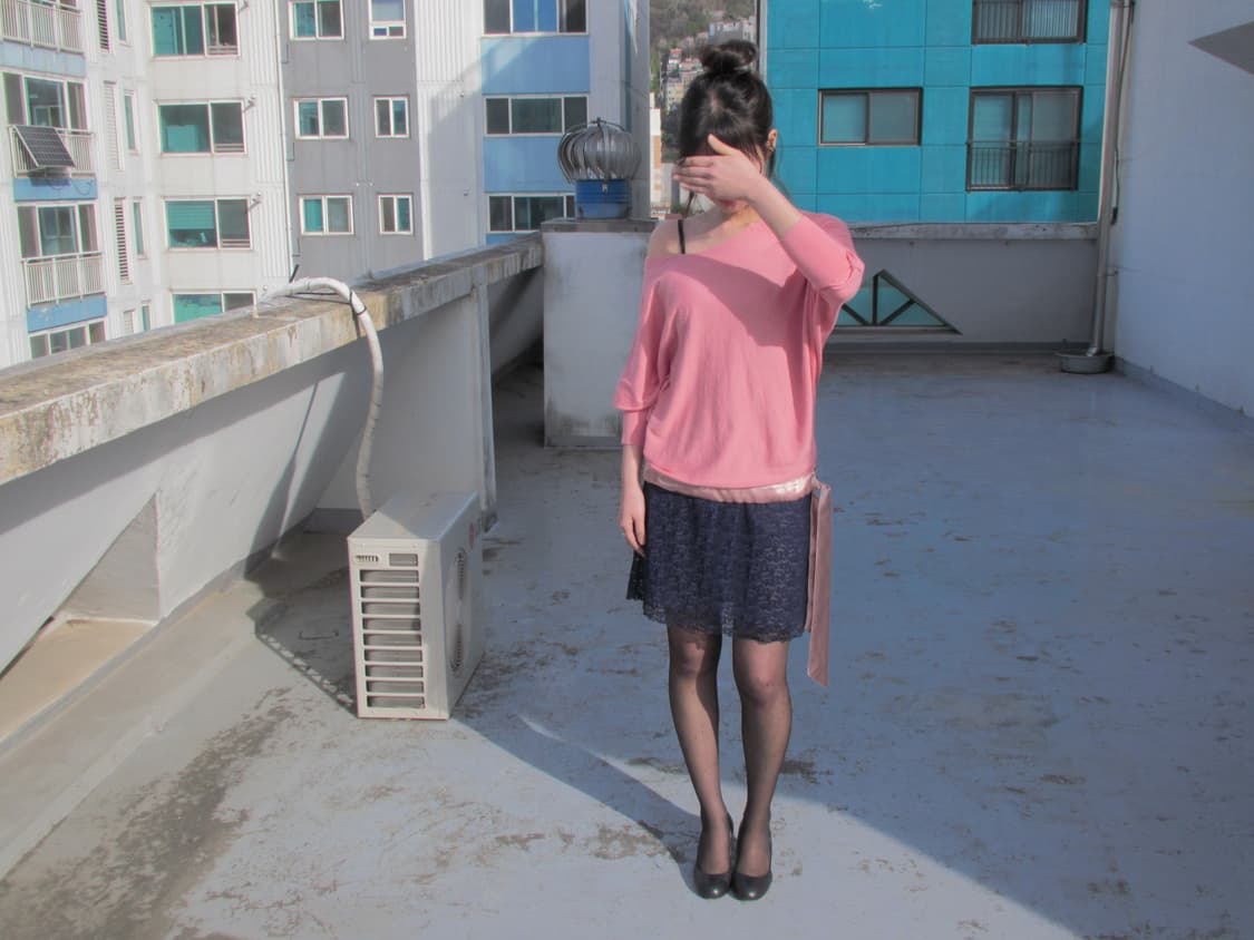 Indivi ribbon knit 상품이미지1