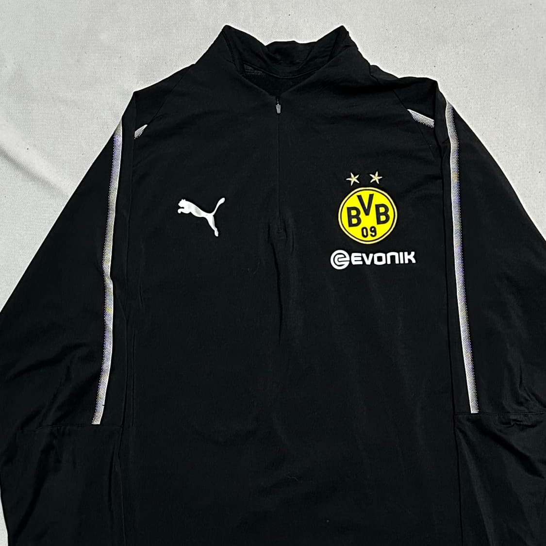 M 푸마 도르트문트 핸드워머 블랙 트레이닝 탑 상품이미지1