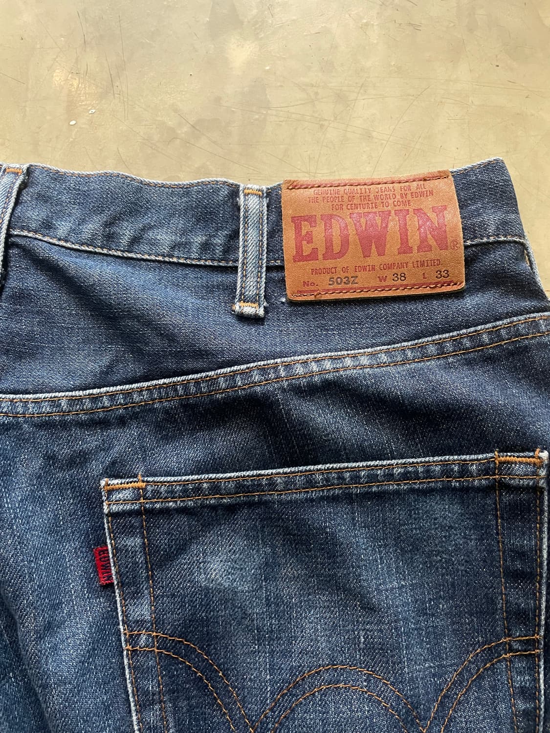 EDWIN made in japan 데님팬츠 38x33 상품이미지5