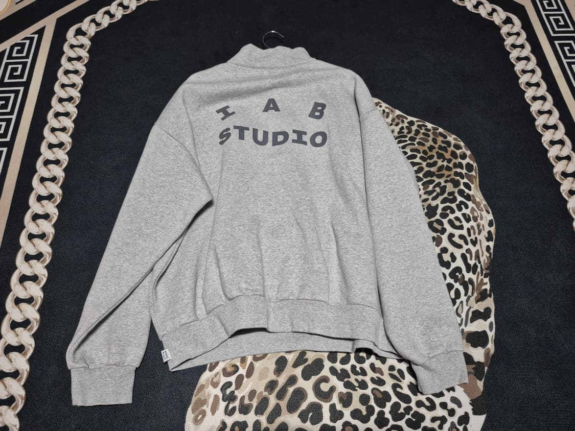 아이앱 스튜디오 X 현대모비스 하프 집 스웻셔츠 XL 정품 상품이미지4