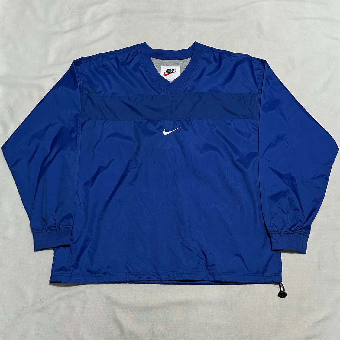 2XL 나이키 브이넥 블루 웜업 상품이미지2