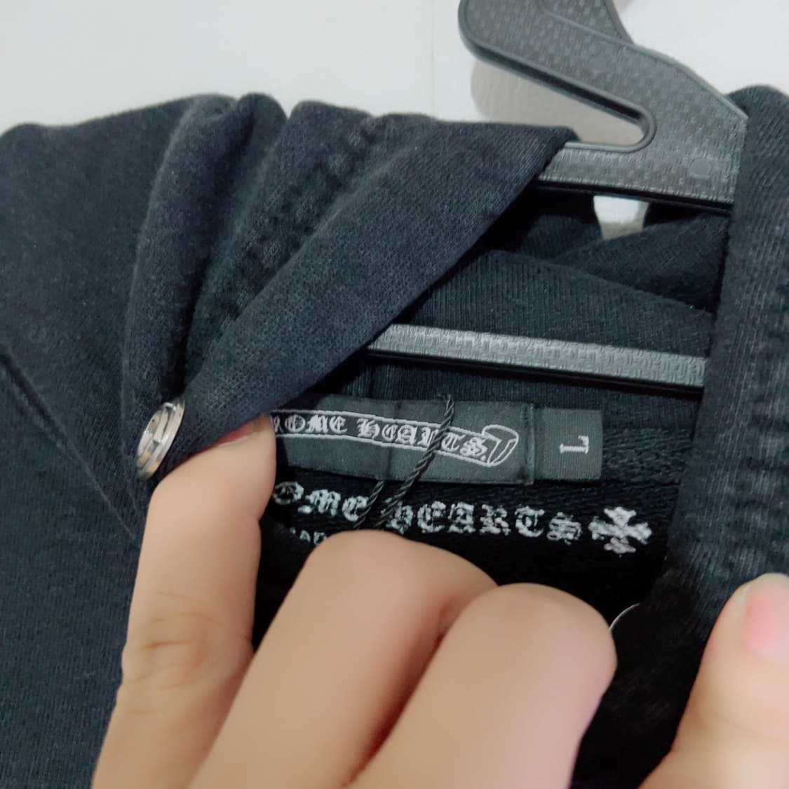 크롬하츠 레이싱 프린팅 공용 후드티 상품이미지4