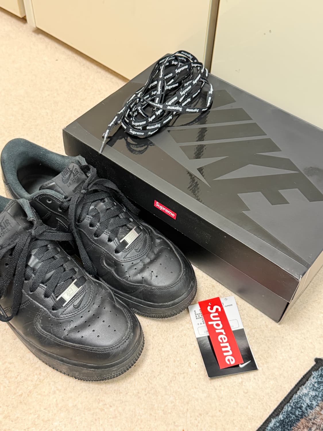 나이키 슈프림 에어포스1  상품이미지1