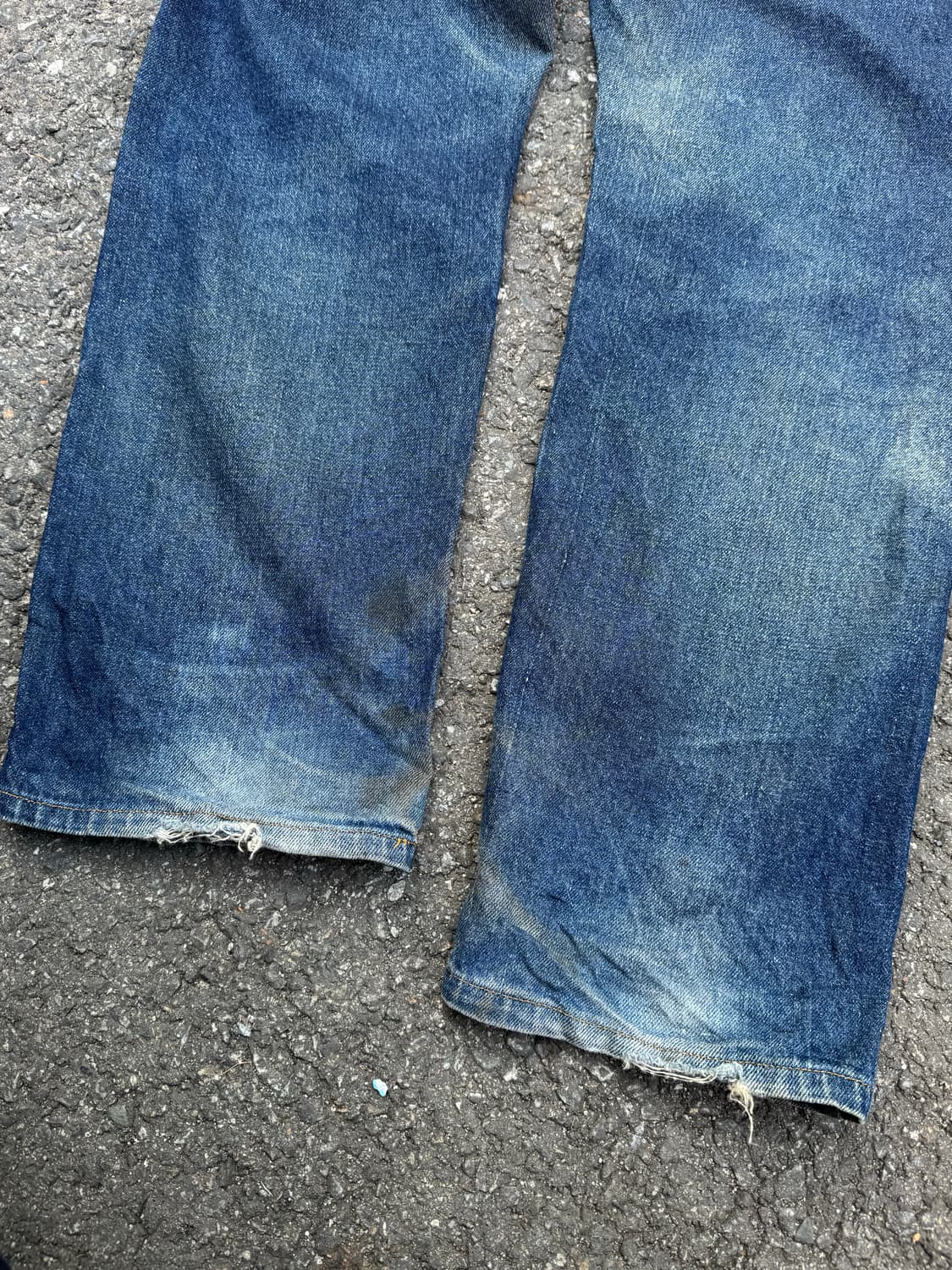 Evisu Paris 다이콕 에이징 워싱 데님팬츠  상품이미지7