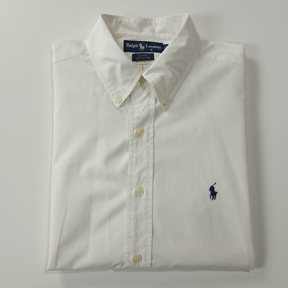 CK227 L 폴로 90s 블레이크 화이트 반팔 셔츠 남방 상품이미지7