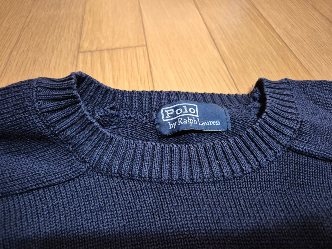 폴로 코튼 네이비 니트 상품이미지3