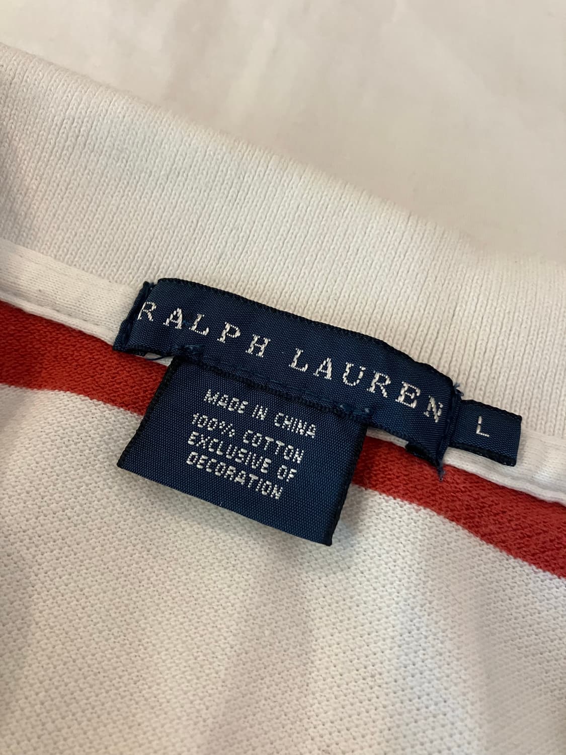 폴로 랄프로렌 빅포니 치프키프 럭비 카라티 흰빨 상품이미지4