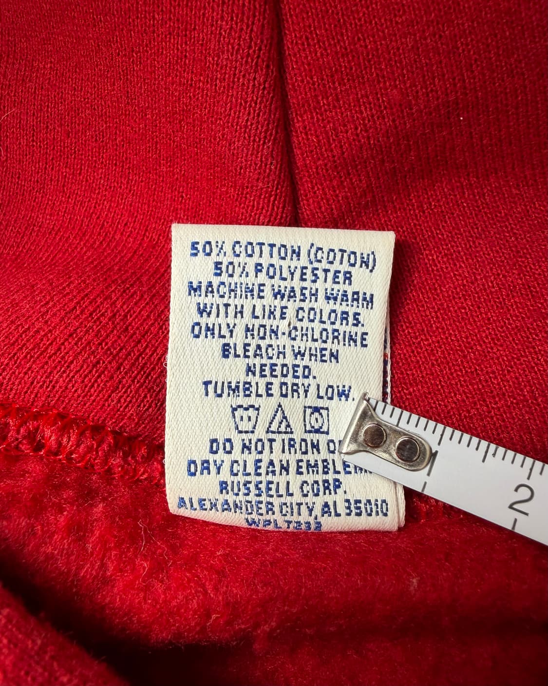 90s Russell Hoodie (red) 상품이미지4