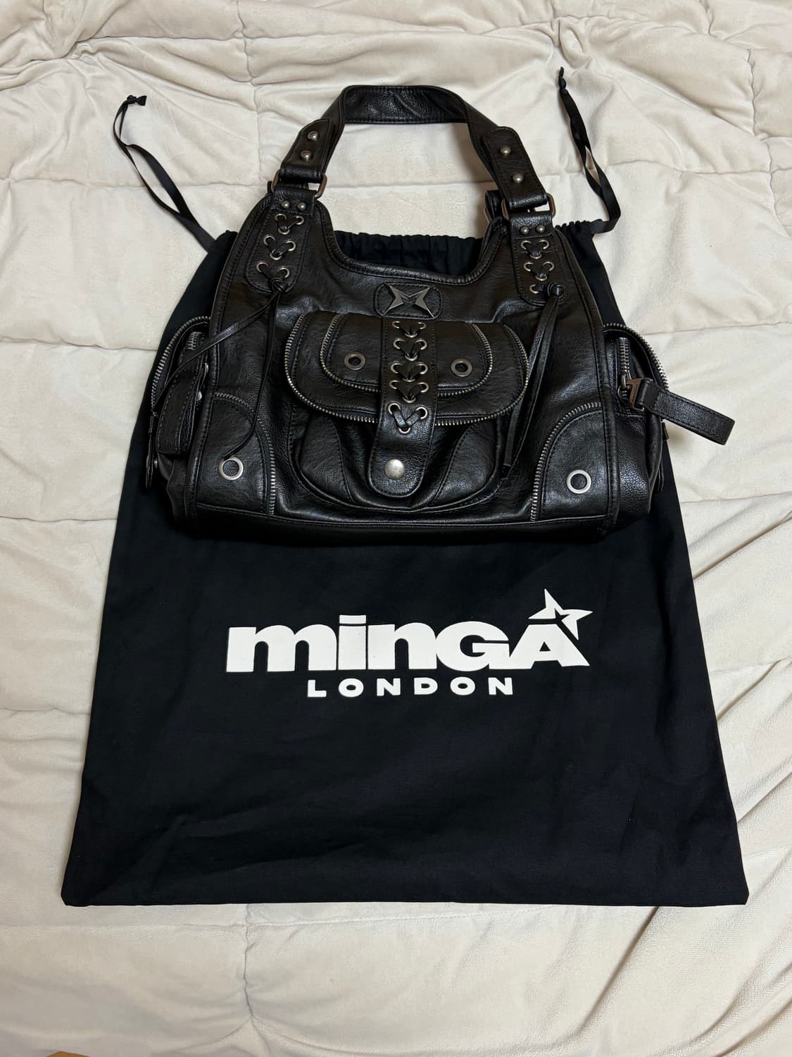 Minga london 비건 레더 숄더백 상품이미지3