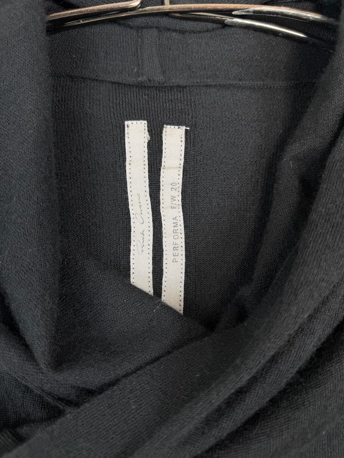 2020FW 릭오웬스 캐시미어100% 후드 롱가디건 상품이미지6