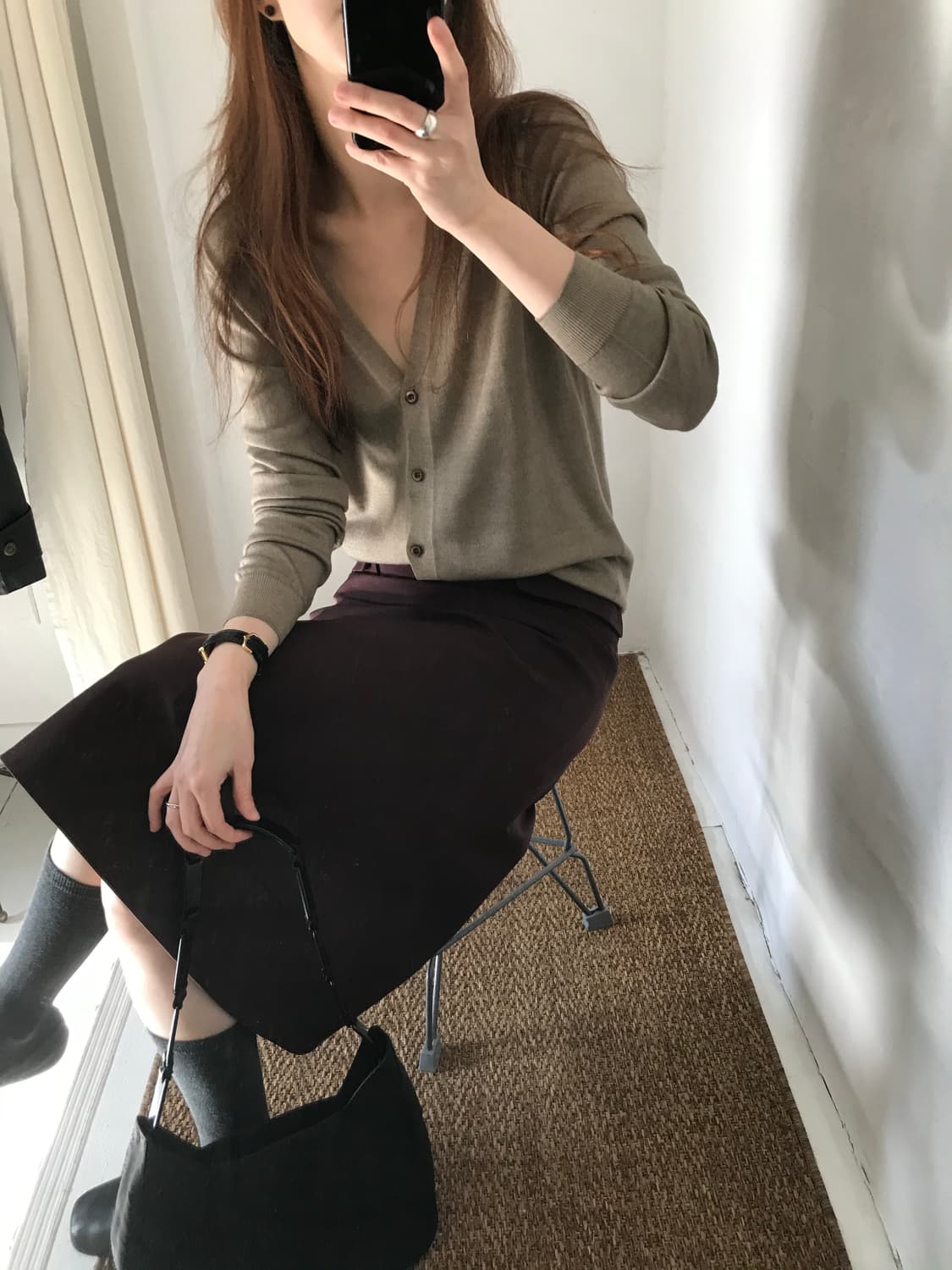 silk blend cardigan 상품이미지2