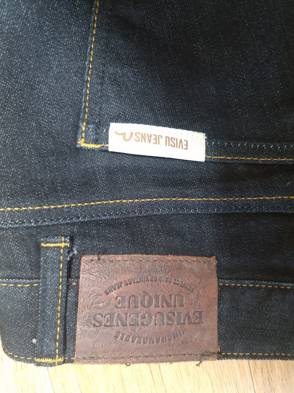 에비수 스트레이트 데님팬츠 상품이미지4